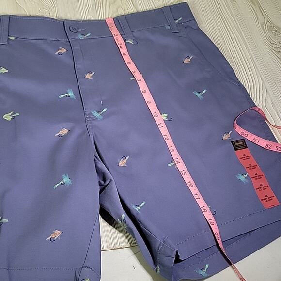 Foundry Flat Front Fly Fishing Lures Print Shorts Mens Size 48 NWT - Picture 6 of 10